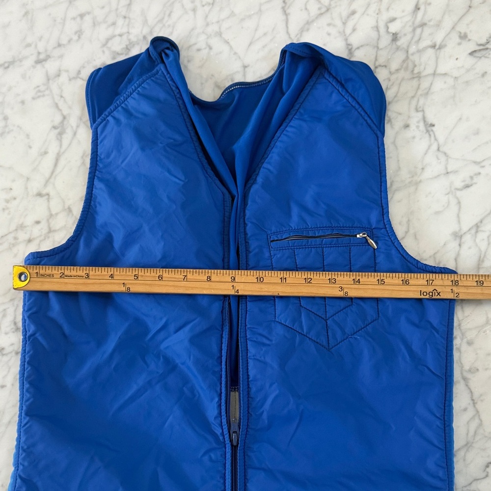 Vintage Roffe Blue Sleeveless Ski Bib Jumpsuit Women’s Sz M Men’s S - Picture 4 of 8
